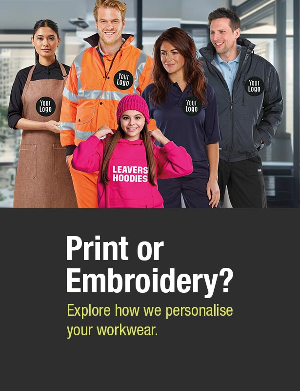 We can embroidery any workwear for Ayrshire Businesses
