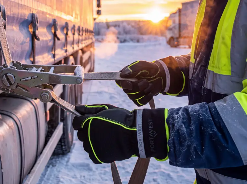 Thermal work gloves for winter cold weather protection
