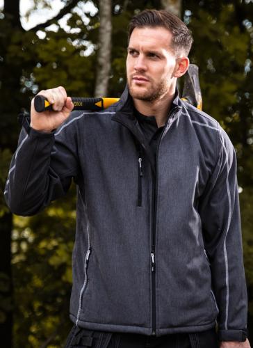 Personalised softshell jackets for winter workwear